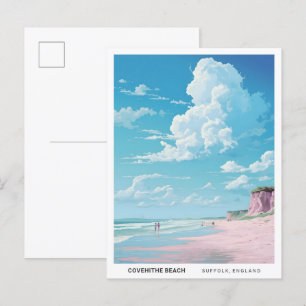 Covehithe Beach Suffolk Engeland Vintage Travel Briefkaart