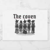 coven bachelorette party sparkling wijnetiket (Enkel label)