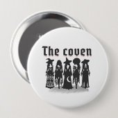 coven bachelorette party witchy ronde button 4,0 cm (Voorkant /achterkant)
