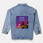 Coven Meeting Halloween Denim Jacket (Verso)