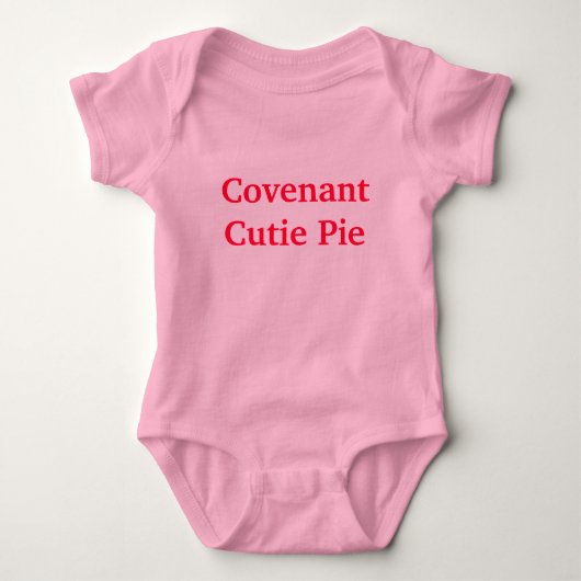 Covenant Cutie Pie Romper (Voorkant)