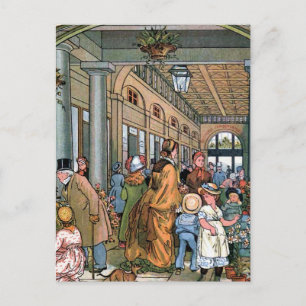 "Covent Garden, Londen" illustratie Briefkaart