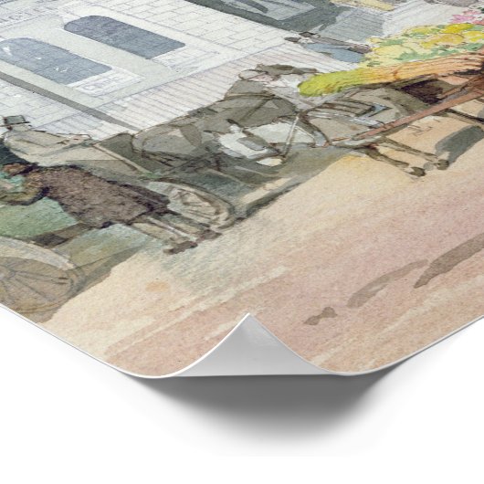 Covent Garden-markt Poster (Hoek)