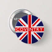 Coventry: Britse vlag Ronde Button 5,7 Cm (Voorkant /achterkant)