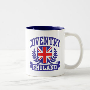 Coventry England Tweekleurige Koffiemok