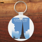 Coventry West Midlands England Trainingposter Sleutelhanger (Voorkant)