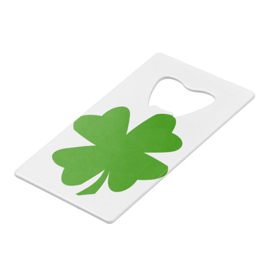 Cover afbeelding kredietkaart flessenopener (Voorkant Gekanteld)