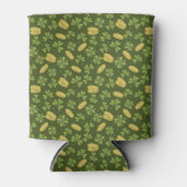 Cover Leaf & Gold Coin Pattern Blikjeskoeler (Voorkant)