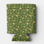 Cover Leaf & Gold Coin Pattern Blikjeskoeler (Achterkant)