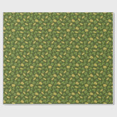 Cover Leaf & Gold Coin Pattern Cadeaupapier (Vlak)