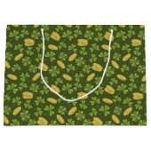 Cover Leaf & Gold Coin Pattern Groot Cadeauzakje (Voorkant)