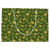 Cover Leaf & Gold Coin Pattern Groot Cadeauzakje (Achterkant)