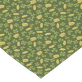 Cover Leaf & Gold Coin Pattern Korte Tafelloper (Hoek)