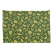 Cover Leaf & Gold Coin Pattern Kussensloop (Achterkant-Rechts)