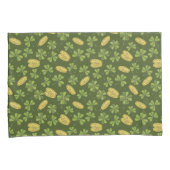 Cover Leaf & Gold Coin Pattern Kussensloop (Voorkant-Rechts)