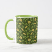 Cover Leaf & Gold Coin Pattern Mok (Links)