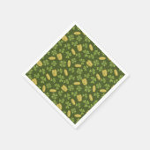 Cover Leaf & Gold Coin Pattern Servet (Hoek)