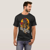 Cover Myself with Rubber Firefighter Work Fireman T-shirt (Voorkant volledig)