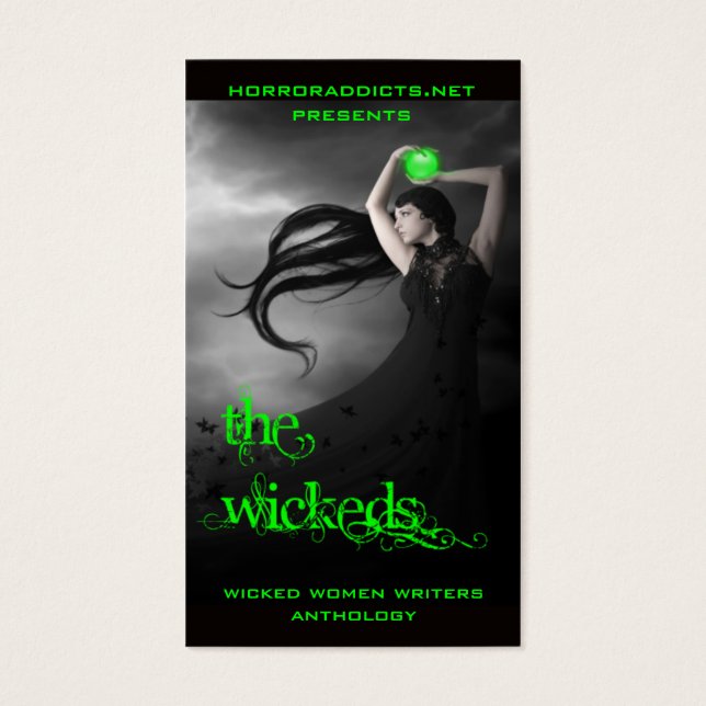 Covercard4, Horroraddicts.NetPresents, Wicked w... Visitekaartje (Voorkant)