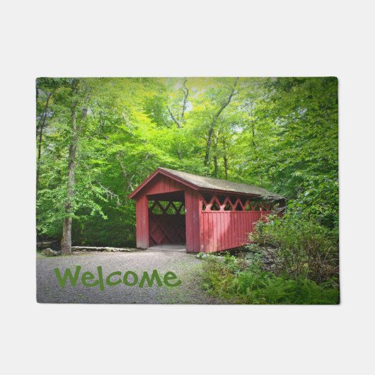 Covered Bridge Welcome Mat (Voorkant)