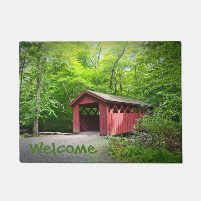 Covered Bridge Welcome Mat (Voorkant)
