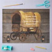 Covered Wagon Coal oil Lamps Western Tissuepapier (Craft)