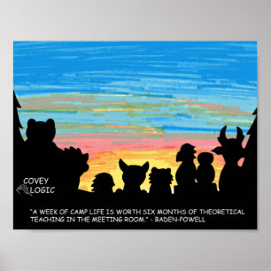 Covey Logic "Camp Life"-Poster Poster