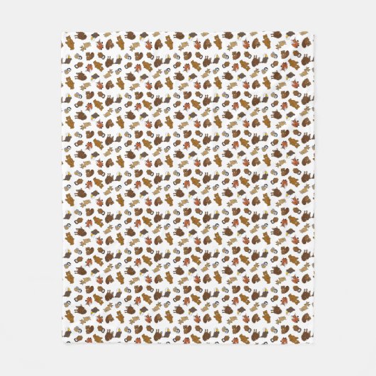 Covey Logic Critter Fleece Blanket Deken (Voorkant)