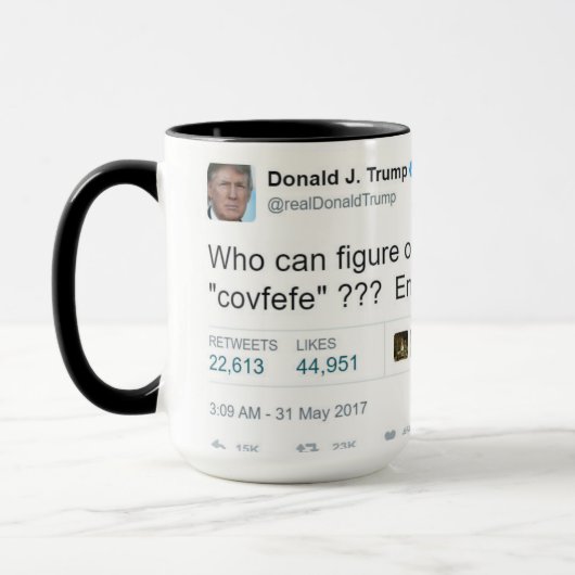 COVFEFE 15OZ COMBO COFFEE MOK DOOR ZAZZ_IT (Links)