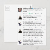 Covfefe Briefkaart (Voorkant / Achterkant)