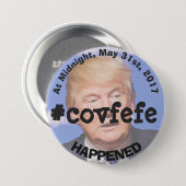 #covfefe Donald Trump's Tweet Button (Voorkant /achterkant)