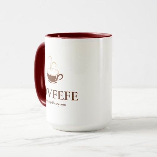 "Covfefe" Mug (Devant gauche)