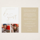 Covid19 2 Photos Soyez Notre Invité Romantique Mar (Devant & derrière)