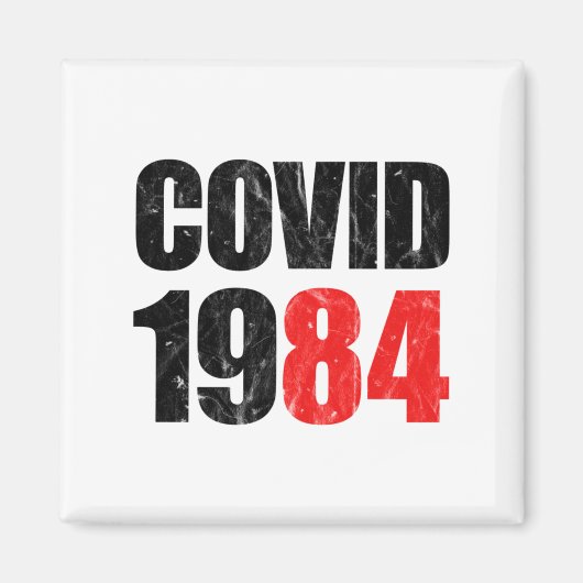Covid 1984 magneet (Voorkant)