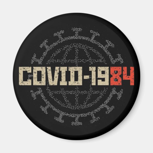COVID-1984 MAGNEET (Voorkant)