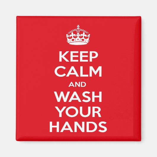 Covid-19, Coronavirus, Keep Calm Magneet (Voorkant)