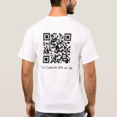 COVID-19-ervaring, vergrendeling, virussen achter T-shirt (Achterkant)