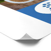 Covid 19 Florist Floral Open Sign Poster Matte (Coin)