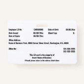 Covid 19 | Fotogegevens van DIY Badge (Achterkant)