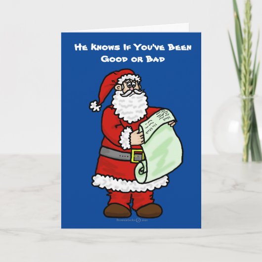 COVID-19  Goede of slechte kerstkaart Kaart (Voorkant)