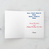 COVID-19  Goede of slechte kerstkaart Kaart (Binnen)