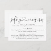 Covid 19 Informatie over het veiligheidsmasker - S Informatiekaartje (Voorkant / Achterkant)