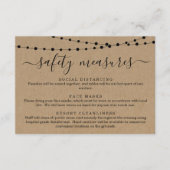 Covid 19 Informatie over het veiligheidsmasker - S Informatiekaartje (Voorkant)