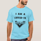 Covid 19 overlevende t-shirt (Voorkant)