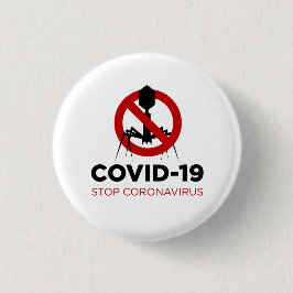 COVID-19 RONDE BUTTON 3,2 CM