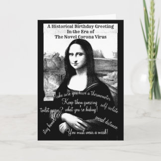 Covid-19 tijdcapsule met de Mona Lisa Kaart