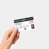 Covid 19 werknemersvaccinatie id | zelfgemaakte fo badge (Handheld)