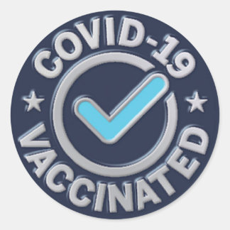 COVID-9-gevaccineerde Sticker
