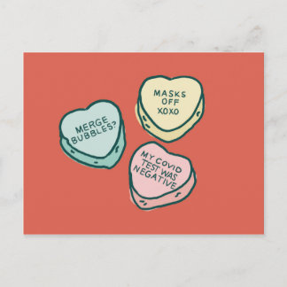 Covid Conversation Hearts Funny Valentijns Kaart