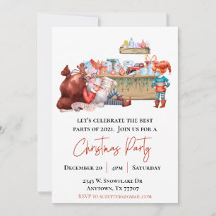 Covid Kerst Elf Kerstfeest Kaart
